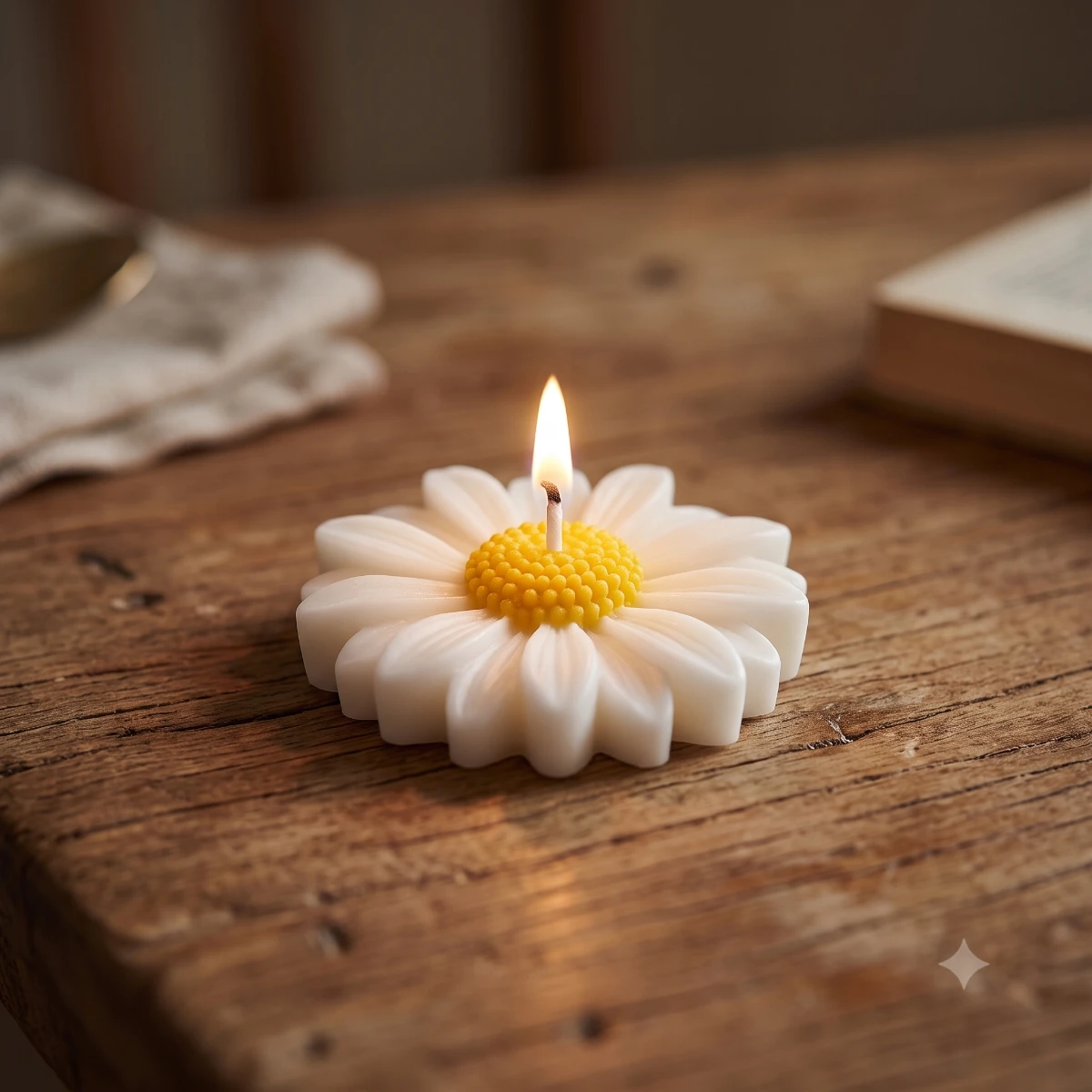 Kit moldes de silicona flores velas - Imagen 7