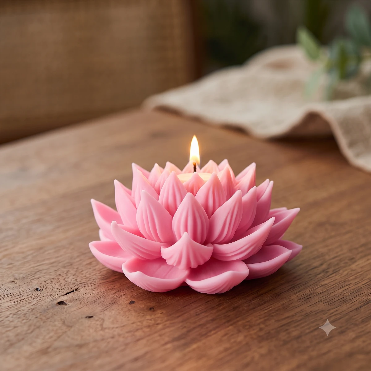 Kit moldes de silicona flores velas - Imagen 5