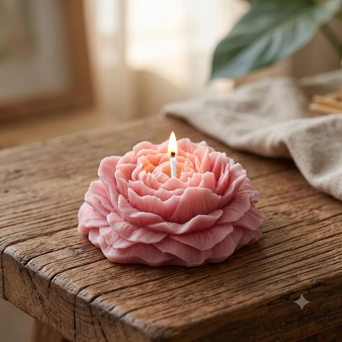 Kit moldes de silicona flores velas - Imagen 4