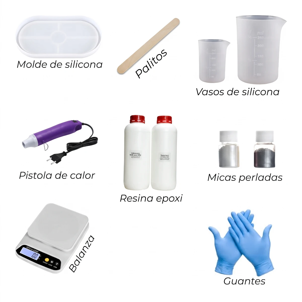 Kit inicio resina epoxi bandeja - Imagen 3